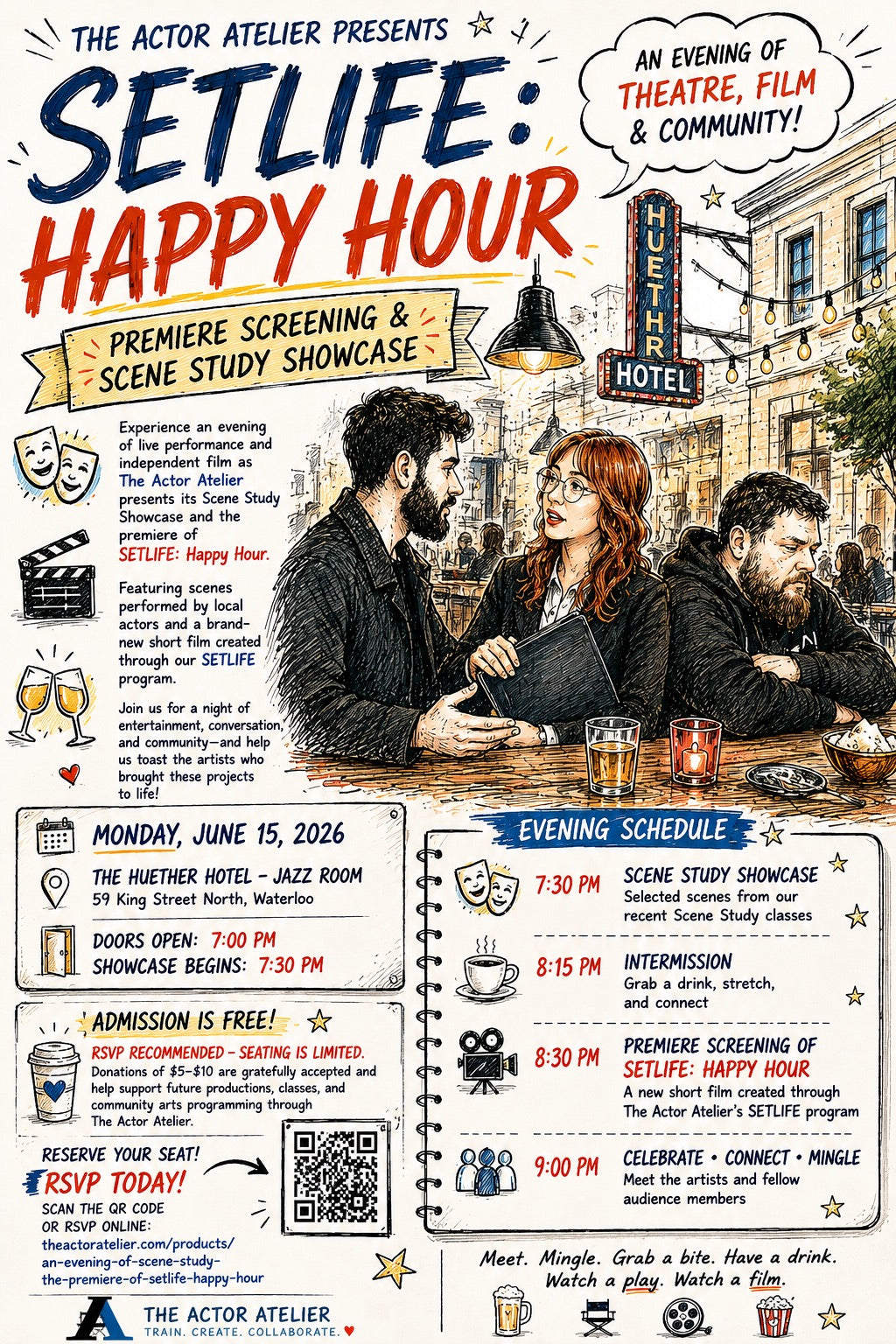 An Evening of Scene Study & the Premiere of SETLIFE: Happy Hour
