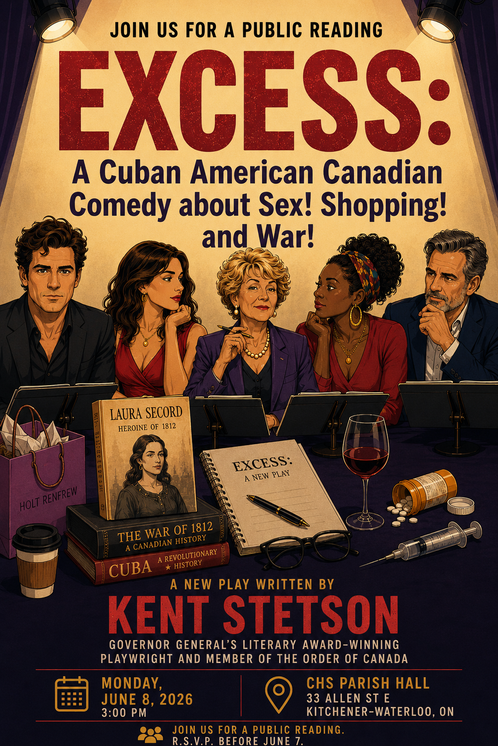 Excess: A Cuban American Canadian Comedy about SEX! SHOPPING! and WAR!